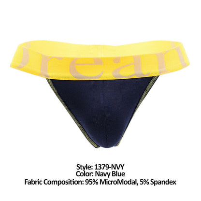 Doreanse Men's Underwear 1379-NVY Micromodal Thong Color Navy Blue