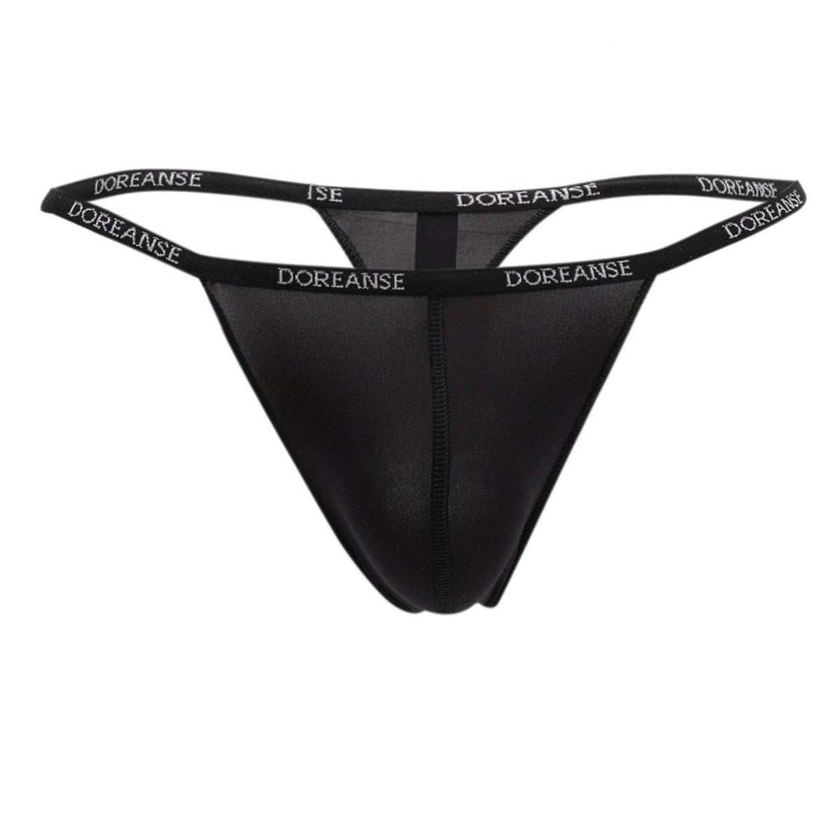 Doreanse Men's Underwear 1390-BLK Aire Thong Color Black