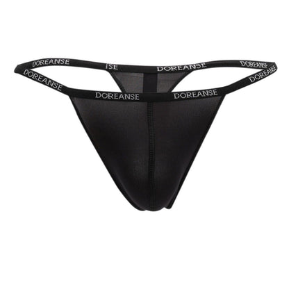 Doreanse Men's Underwear 1390-BLK Aire Thong Color Black