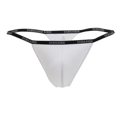 Doreanse Men's Underwear 1390-WHT Aire Thong Color White