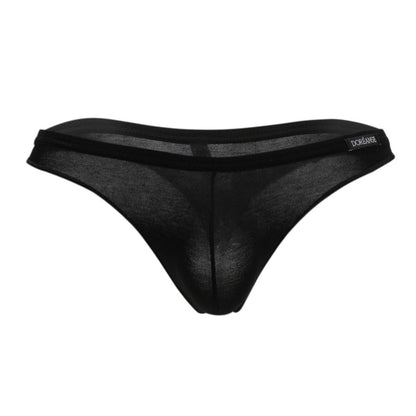 Doreanse Men's Underwear 1392-BLK Euro Thong Color Black