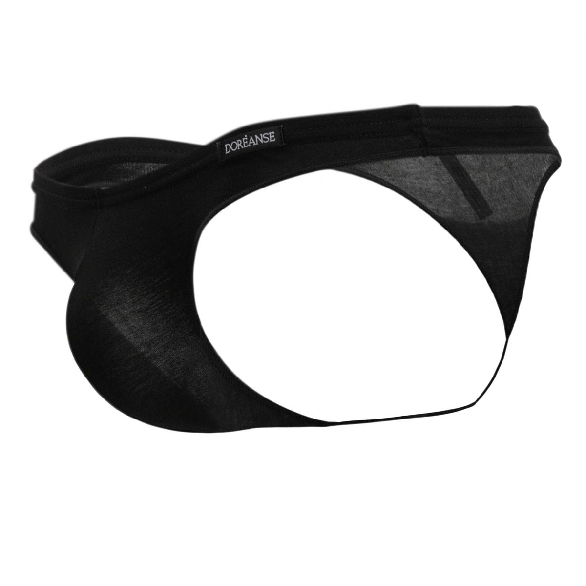 Doreanse Men's Underwear 1392-BLK Euro Thong Color Black