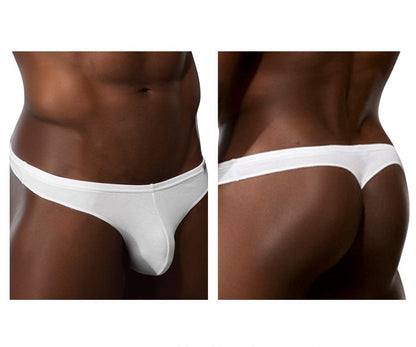 Doreanse Men's Underwear 1392-WHT Euro Thong Color White