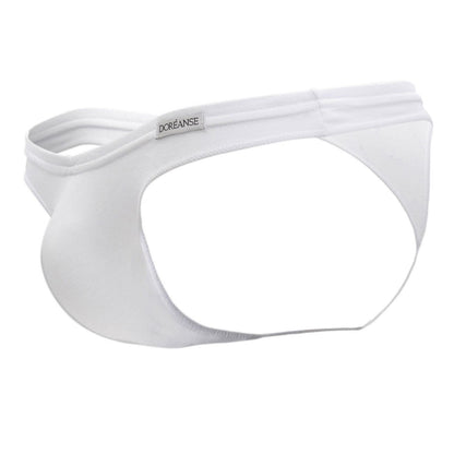 Doreanse Men's Underwear 1392-WHT Euro Thong Color White