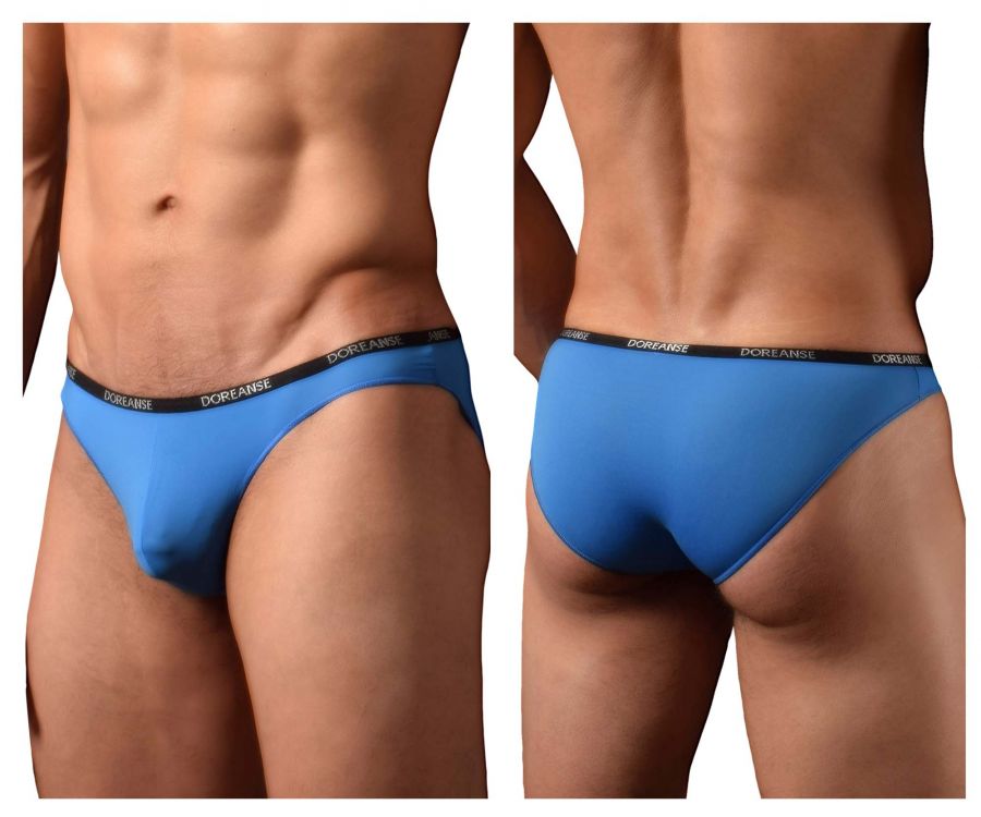 Doreanse Men's Underwear 1395-BLU Aire Bikini Color Cobalt Blue