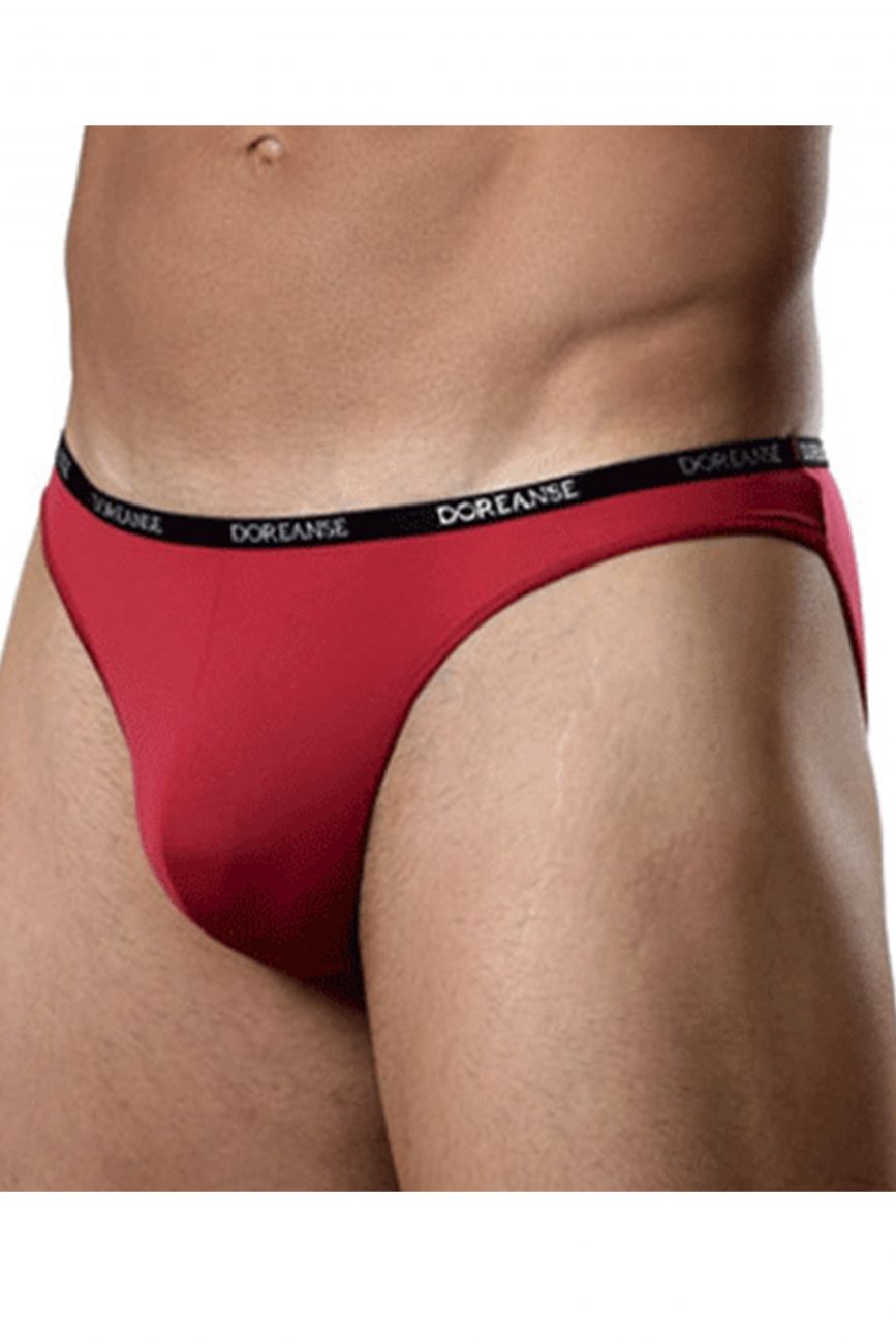 Doreanse Men's Underwear 1395-RED Aire Bikini Color Red