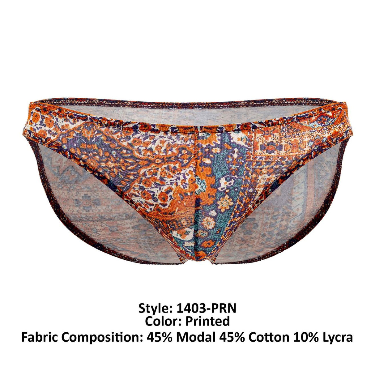 Doreanse Men's Underwear 1403-PRN Persian Briefs Color Printed