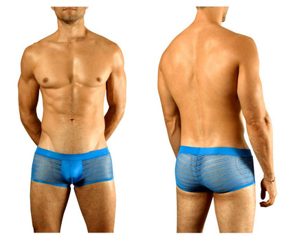 Doreanse Men's Underwear 1588-BLU Mesh Trunk Color Blue