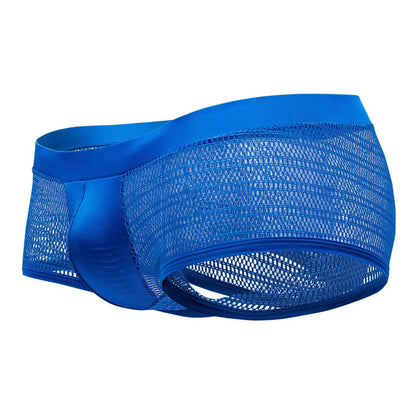 Doreanse Men's Underwear 1588-BLU Mesh Trunk Color Blue
