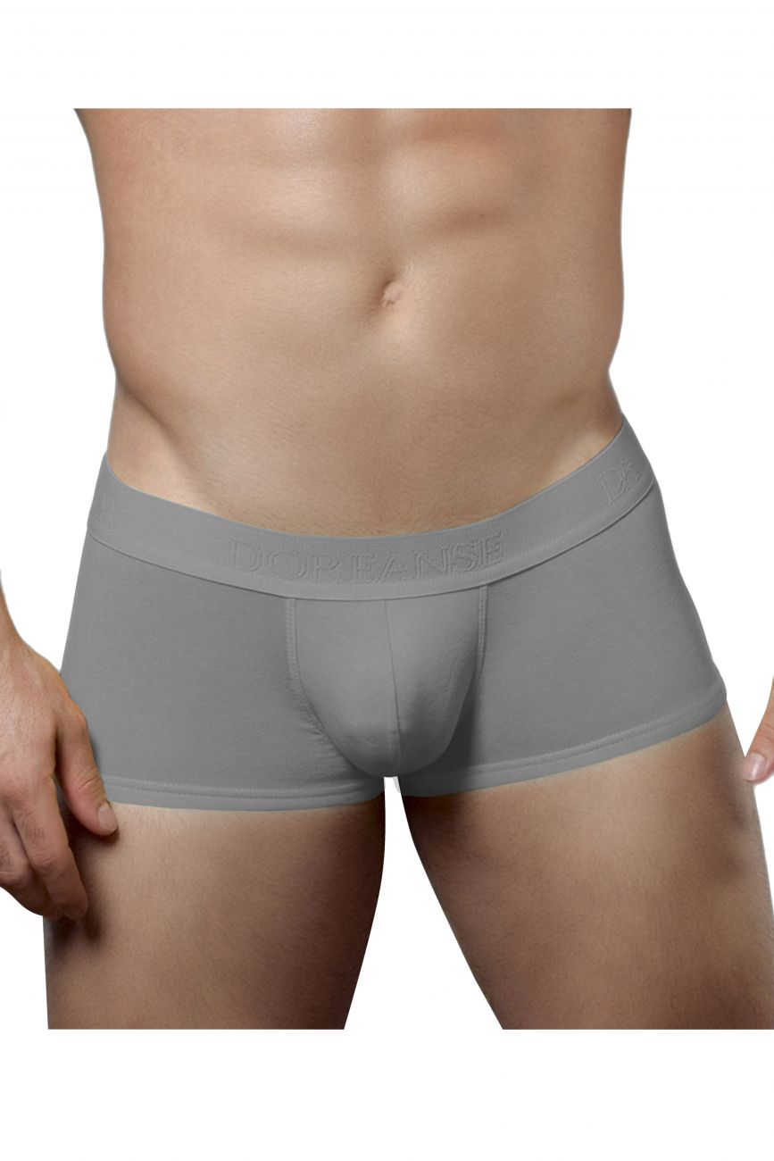 Doreanse Men's Underwear 1760-GRY Low-rise Trunk Color Gray