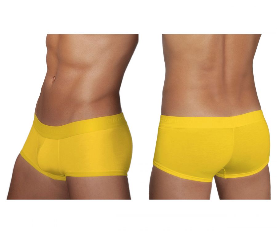 Doreanse Men's Underwear 1760-YLW Low-rise Trunk Color Yellow