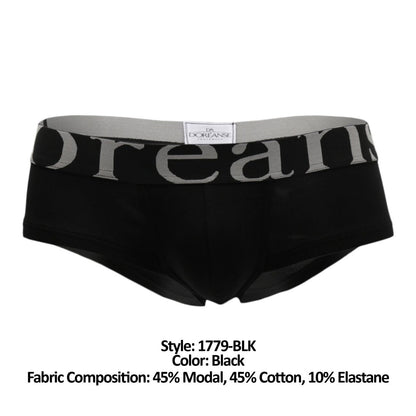 Doreanse Men's Underwear 1779-BLK Pouch Mini Trunk Color Black