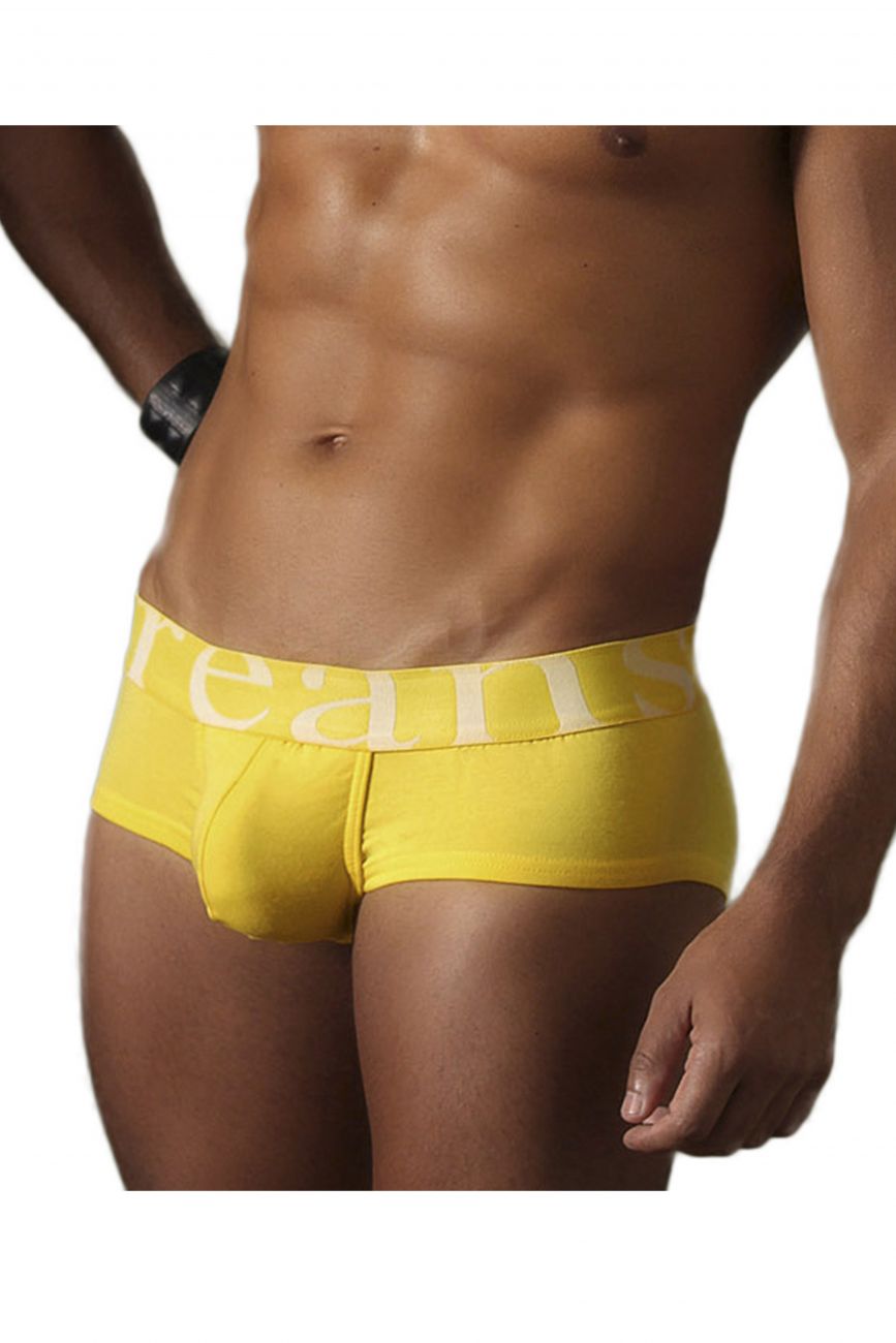 Doreanse Men's Underwear 1779-YLW Pouch Mini Trunk Color Yellow