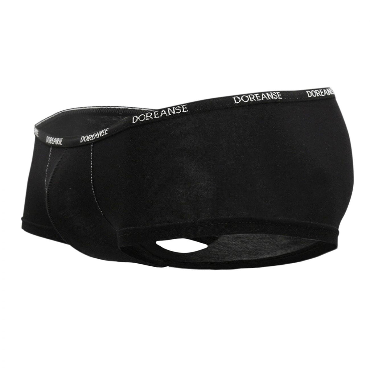 Doreanse Men's Underwear 1781-BLK Naked Mini Trunk Color Black