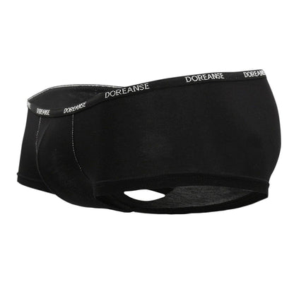 Doreanse Men's Underwear 1781-BLK Naked Mini Trunk Color Black