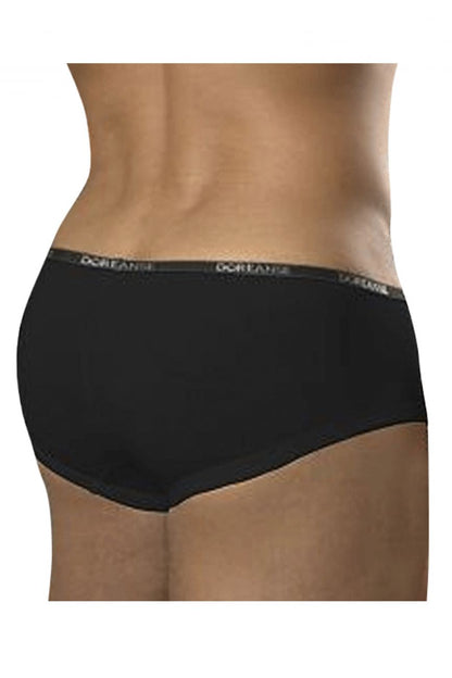Doreanse Men's Underwear 1781-BLK Naked Mini Trunk Color Black