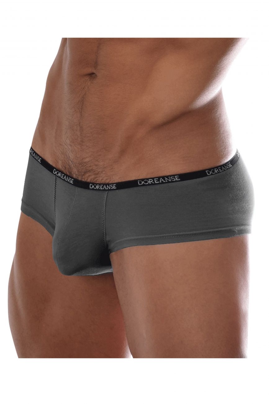 Doreanse Men's Underwear 1781-SMK Naked Mini Trunk Color Smoke