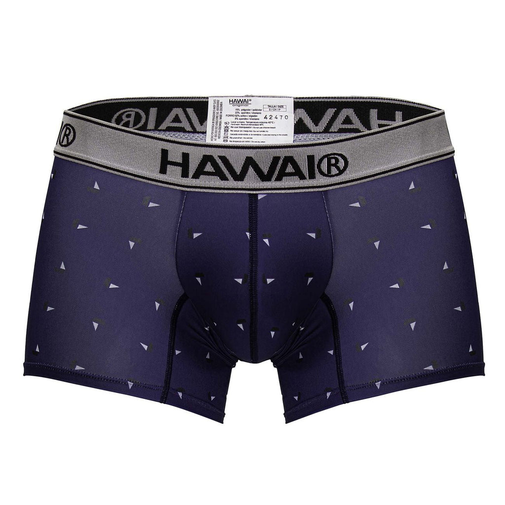 HAWAIR 42470 Printed Microfiber Trunks Color Blue
