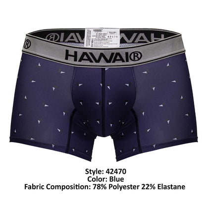 HAWAIR 42470 Printed Microfiber Trunks Color Blue