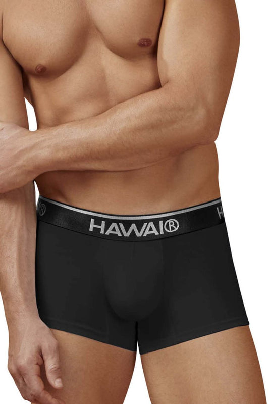 HAWAIR 4986 Cotton blend Trunks Color Black-01