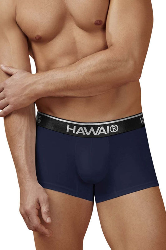 HAWAIR 4986 Cotton blend Trunks Color Dark Blue-01