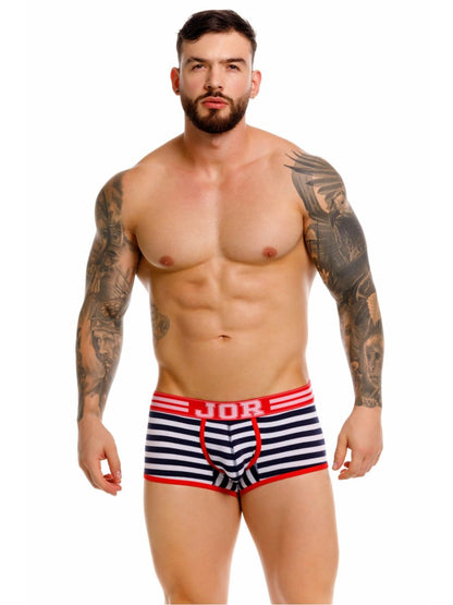 JOR Men's Underwear 2334 Santorini Trunks Color Stripes
