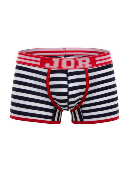JOR Men's Underwear 2334 Santorini Trunks Color Stripes