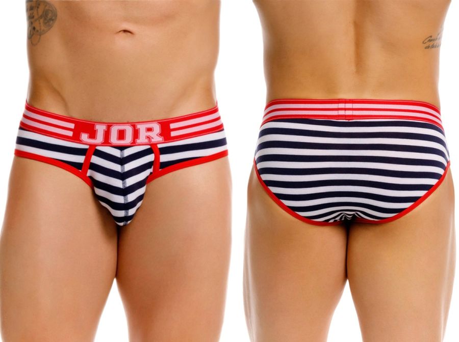 JOR Men's Underwear 2335 Santorini Briefs Color Stripes