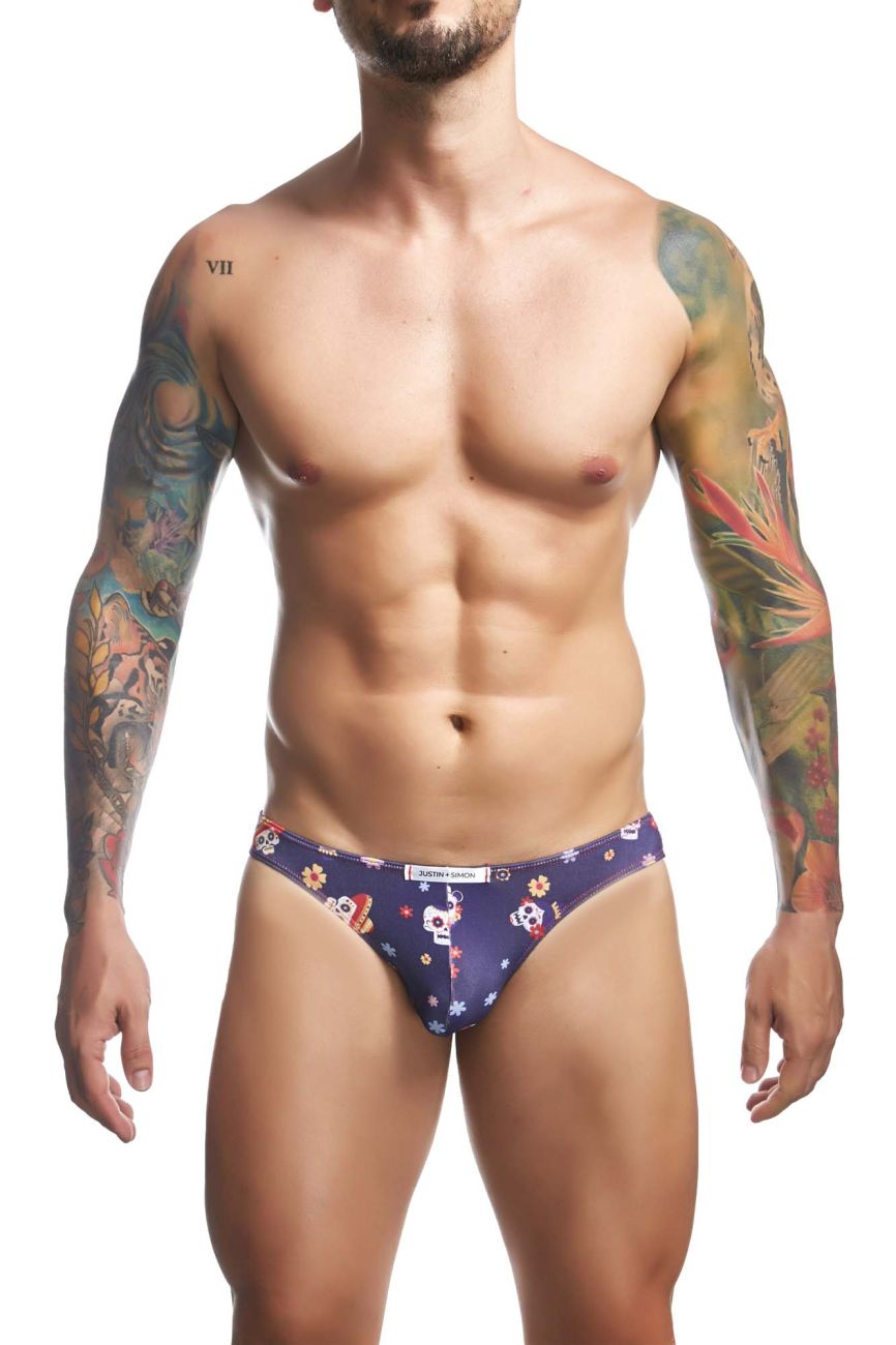 JUSTIN+SIMON Men's Underwear XSJ01 Classic Bikini Color Mexico