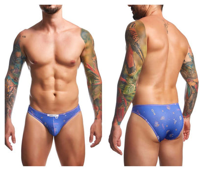 JUSTIN+SIMON Men's Underwear XSJ01 Classic Bikini Color Party