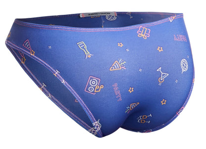 JUSTIN+SIMON Men's Underwear XSJ01 Classic Bikini Color Party