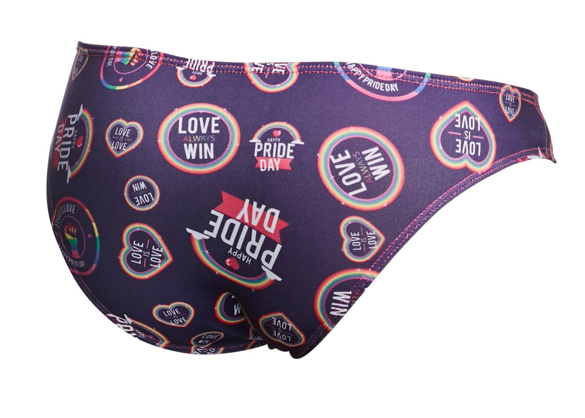 JUSTIN+SIMON Men's Underwear XSJ01 Classic Bikini Color Pride