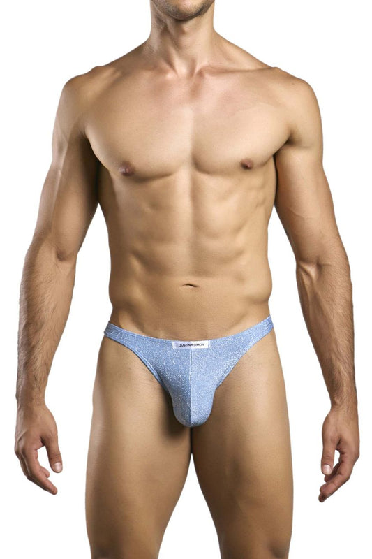 JUSTIN+SIMON XSJ03 Classic Thongs Color Lurex Blue