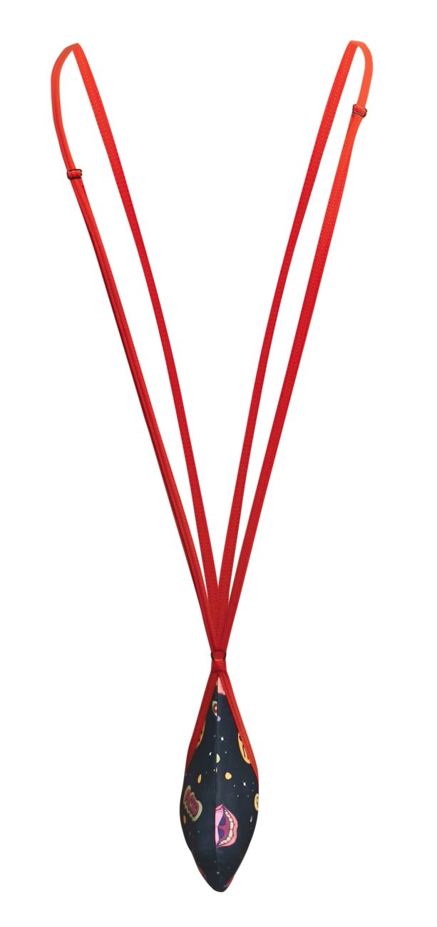JUSTIN+SIMON Men's Underwear XSJ04 Sling Color Psycodelic