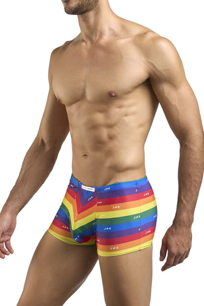 JUSTIN+SIMON Men's Underwear XSJ08 Classic Boxer Color Pride Flag
