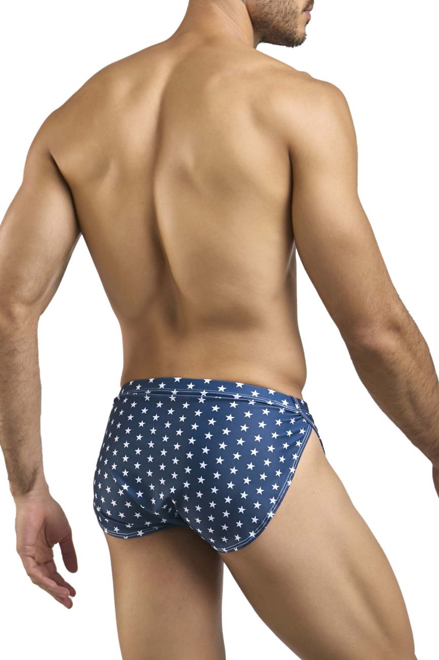 JUSTIN+SIMON Men's Underwear XSJ09 Running Shorts Color USA Flag