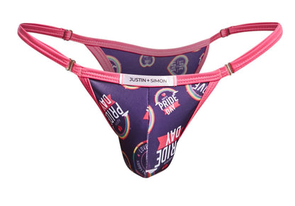 JUSTIN+SIMON Men's Underwear XSJ12 Bikini Color Pride