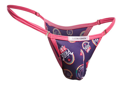 JUSTIN+SIMON Men's Underwear XSJ12 Bikini Color Pride