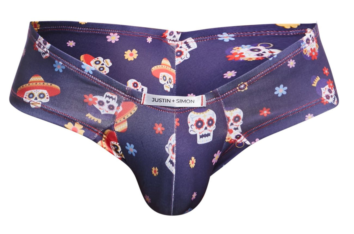 JUSTIN+SIMON Men's Underwear XSJ22 Cheek Briefs Color Mexico