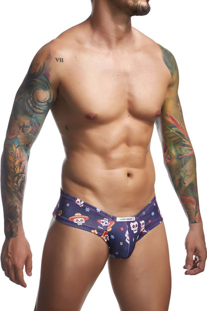 JUSTIN+SIMON Men's Underwear XSJ22 Cheek Briefs Color Mexico