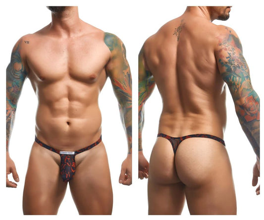 JUSTIN+SIMON XSJBU02 Bulge Thongs Color Lips