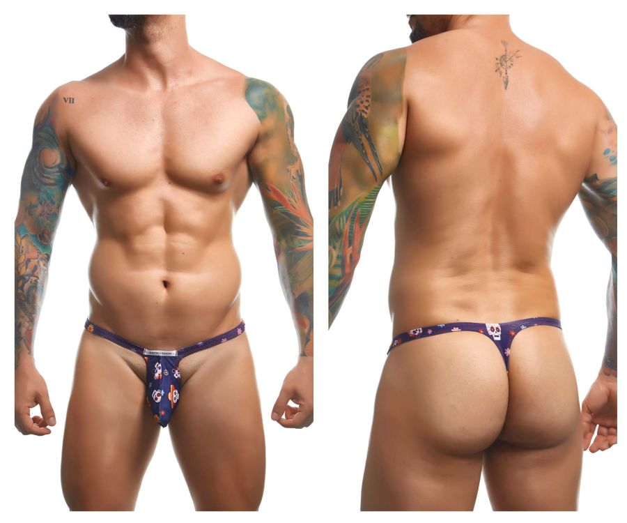 JUSTIN+SIMON Men's Underwear XSJBU02 Bulge Thongs Color Mexico
