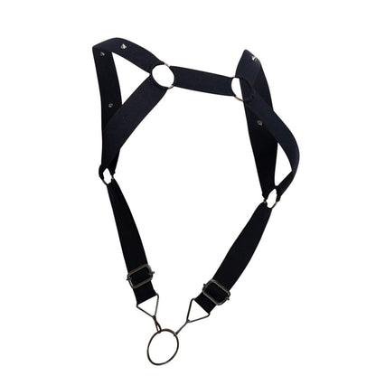 MaleBasics Men's Lingerie DMBL06 DNGEON Straigh Back Harness Color Black