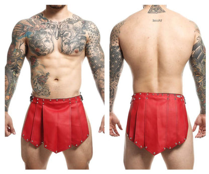 MaleBasics Men's Lingerie DMBL10 DNGEON Roman Skirt Color Red