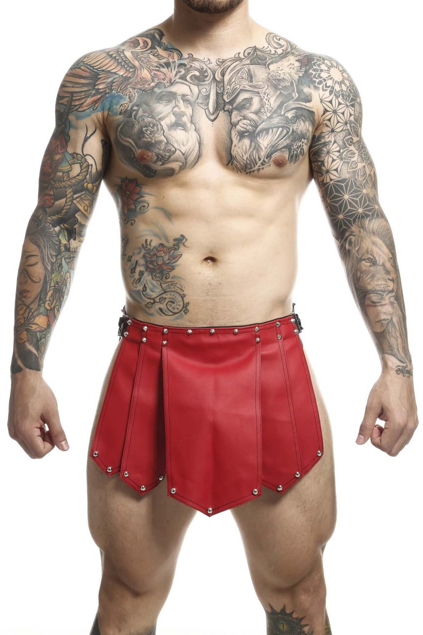 MaleBasics Men's Lingerie DMBL10 DNGEON Roman Skirt Color Red