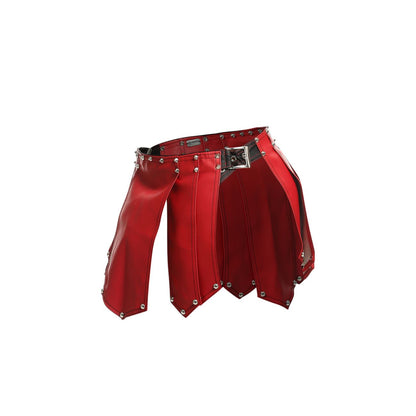 MaleBasics Men's Lingerie DMBL10 DNGEON Roman Skirt Color Red