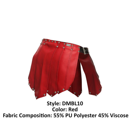 MaleBasics Men's Lingerie DMBL10 DNGEON Roman Skirt Color Red
