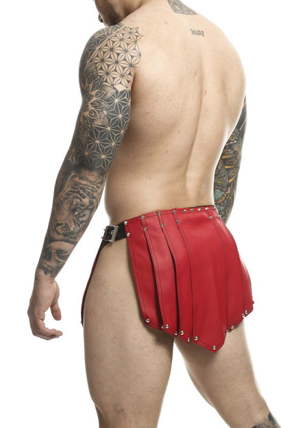 MaleBasics Men's Lingerie DMBL10 DNGEON Roman Skirt Color Red