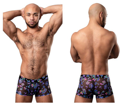 Male Power Men's Underwear 145-294 Hazy Dayz Pouch Short Color Mushrooms