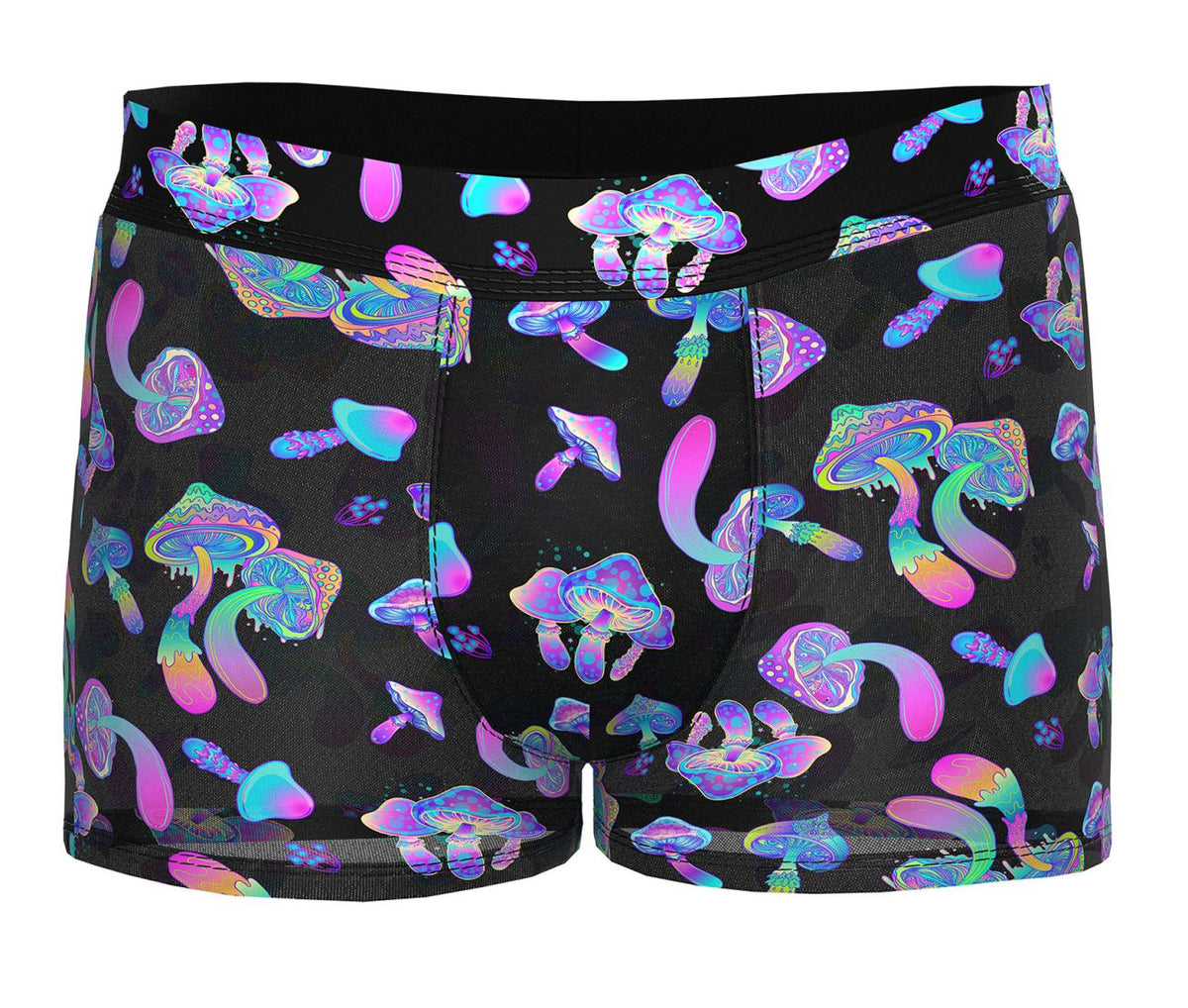 Male Power Men's Underwear 145-294 Hazy Dayz Pouch Short Color Mushrooms